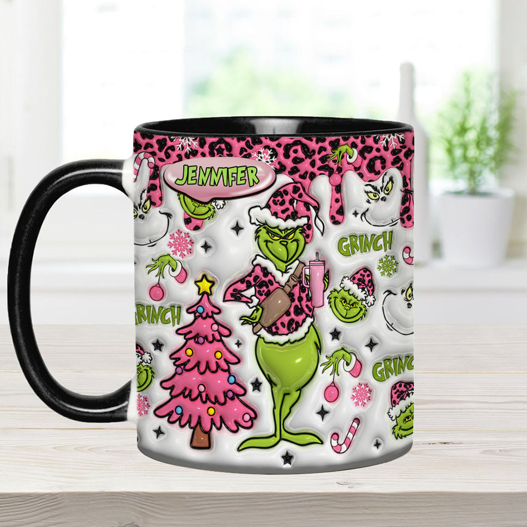 Merry Christmas - Personalized Stole Christmas Accent Mug