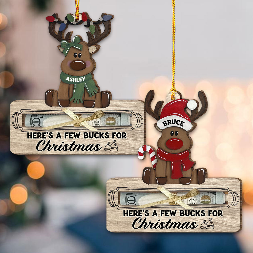 Voici quelques dollars pour Noël - Cadeau pour grand-mère, petite-fille, fille - Ornement personnalisé