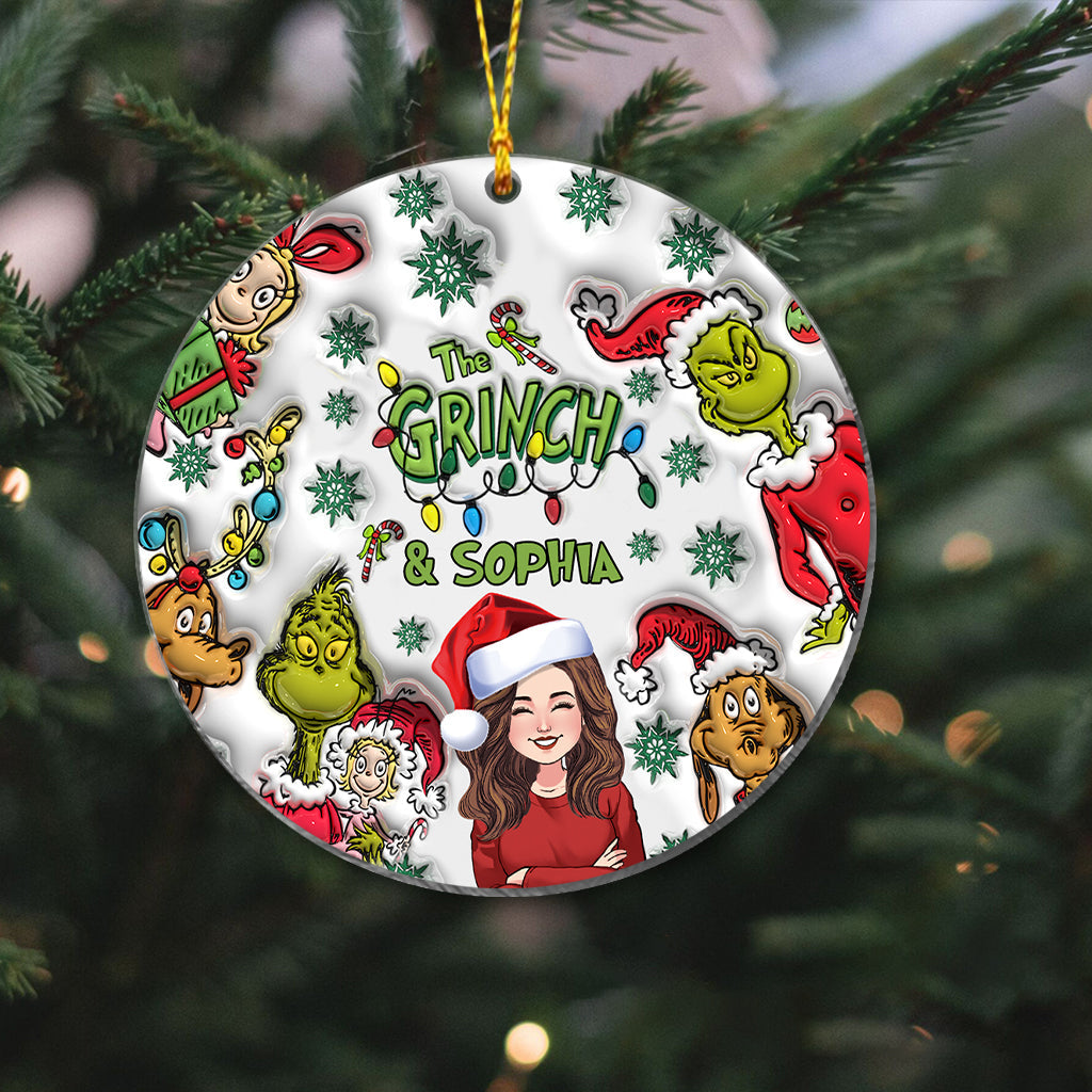 Joyeux Noël - Ornement de Noël personnalisé en forme d'étole