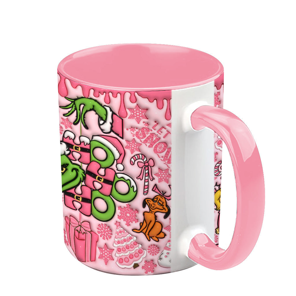 Merry Grinchmas - Personalized Stole Christmas Accent Mug