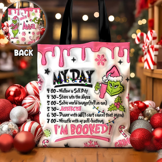 Je suis réservé(e) - Sac fourre-tout de Noël personnalisé avec étole