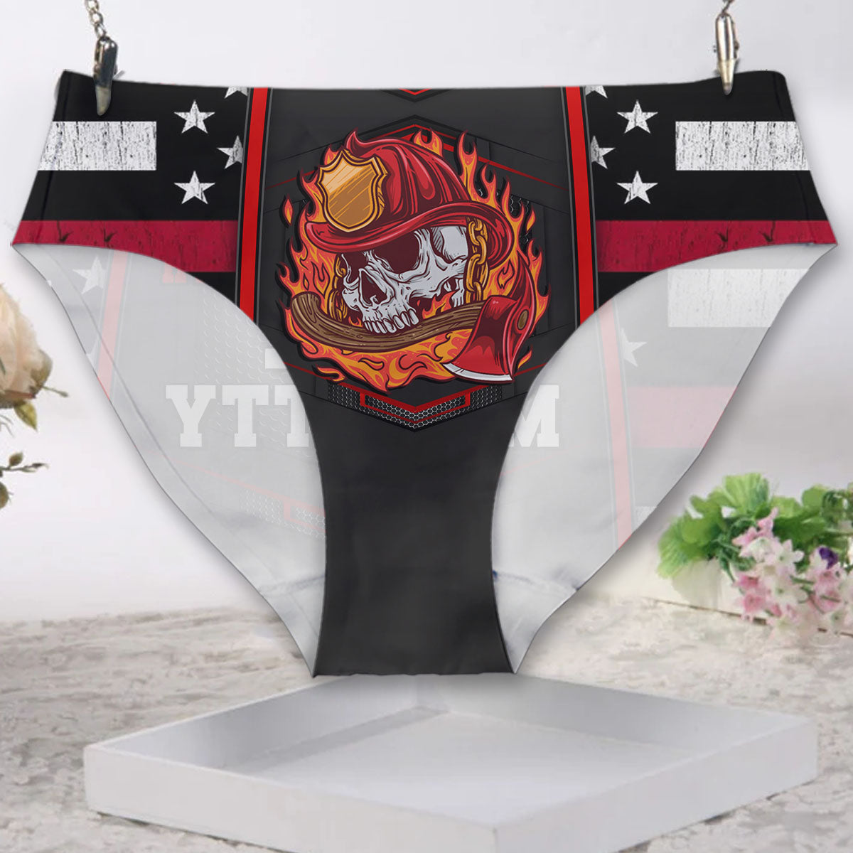 Pompier Sauve mon Chat - Culottes personnalisées pour femmes pompières