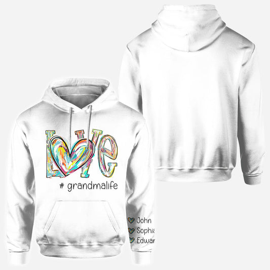 T-shirt personnalisé « J’aime mamie »