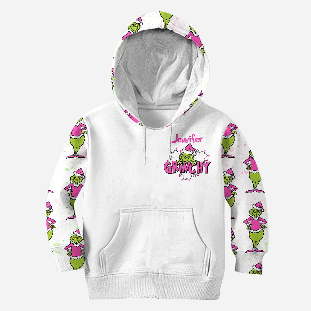 Feeling Extra Grincy - Personalized Stole Christmas Hoodie and Leggings