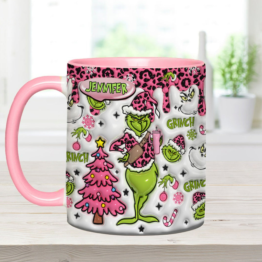 Merry Christmas - Personalized Stole Christmas Accent Mug