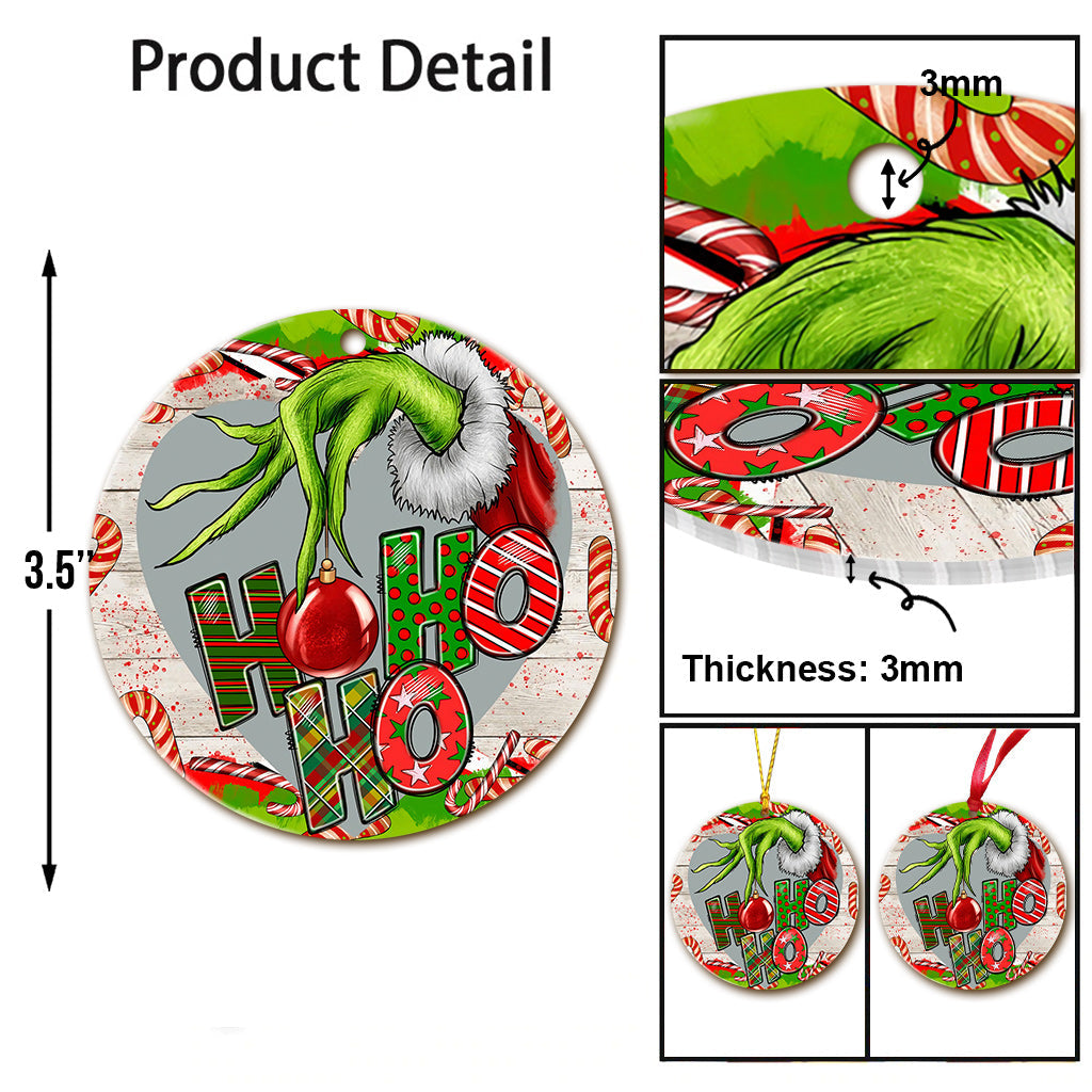 Ho Ho Ho - Stole Christmas Ornament