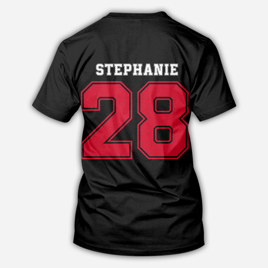 Mon joueur préféré - T-shirt de baseball personnalisé intégral