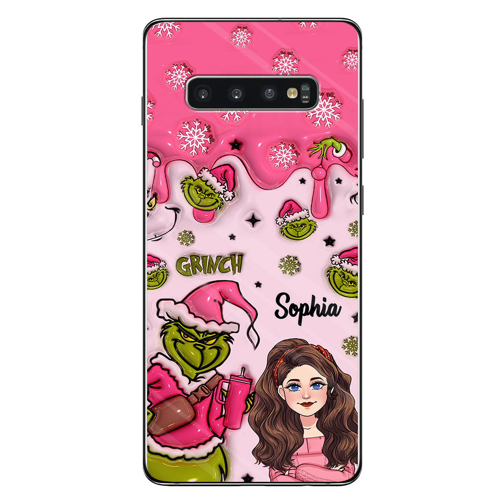 Coque de téléphone personnalisée « Étole de Noël » à l'époque du Grinch