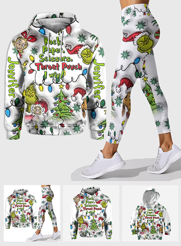 Merry Chrisrtmas - Personalized Stole Christmas Hoodie and Leggings