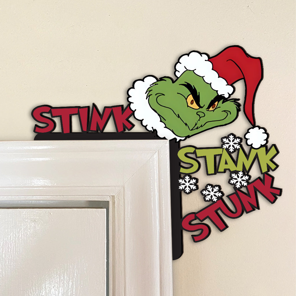 Stink Stank Stunk - Stole Christmas Door Frame Decoration