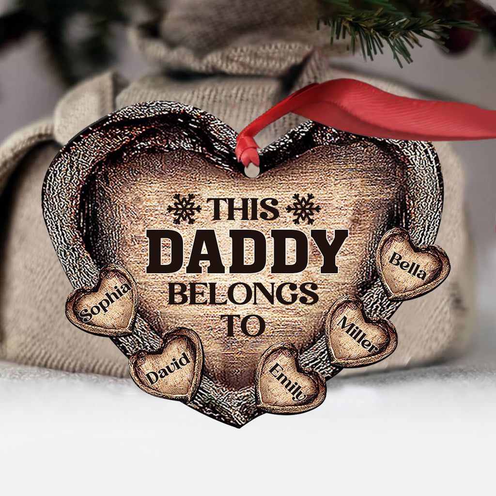 Cette décoration personnalisée pour papa/maman/grand-mère/grand-père appartient à :