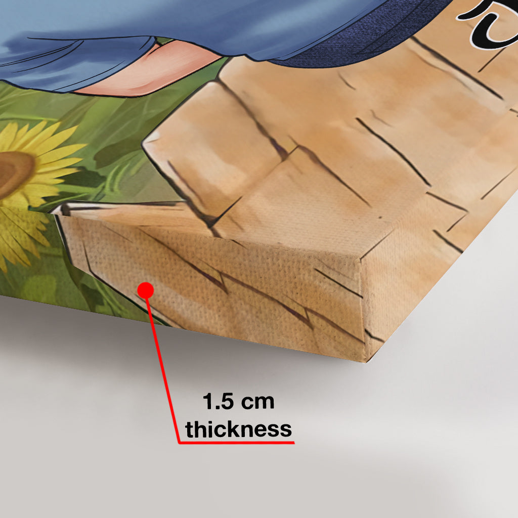 Je parle encore de toi - Toile et affiche commémoratives personnalisées