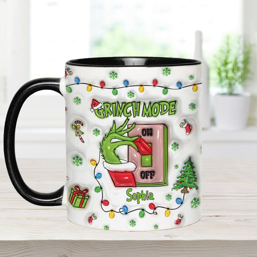 Mode Noël activé - Mug personnalisé avec étole de Noël