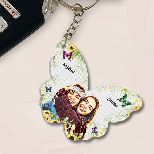 Meilleures amies pour toujours - Porte-clés personnalisé pour meilleures amies
