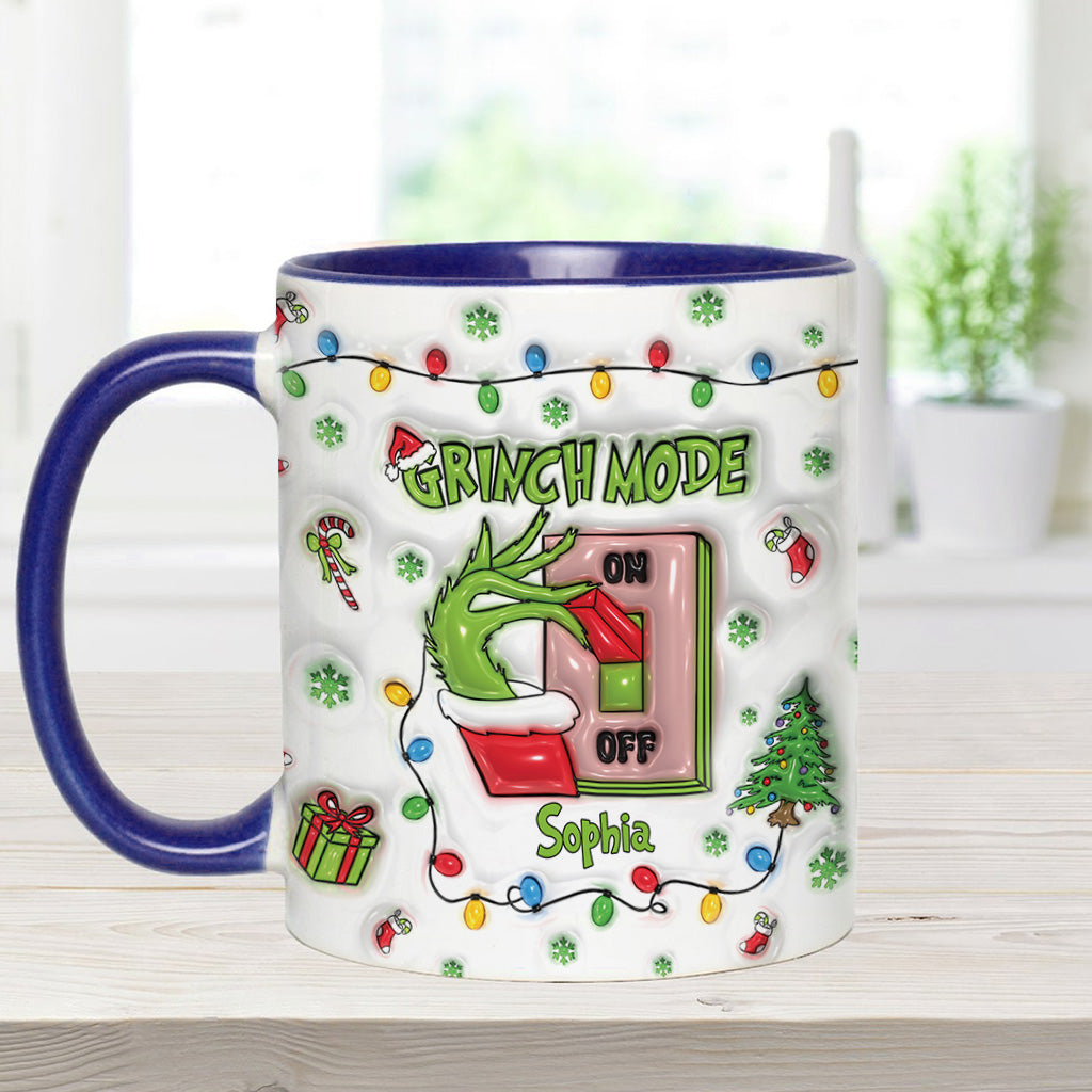 Mode Noël activé - Mug personnalisé avec étole de Noël