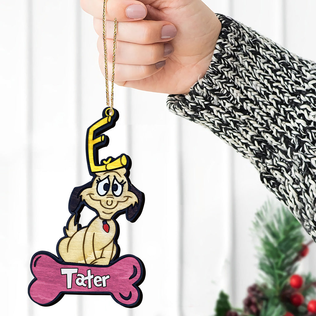 The Dog - Personalized Stole Christmas Ornament