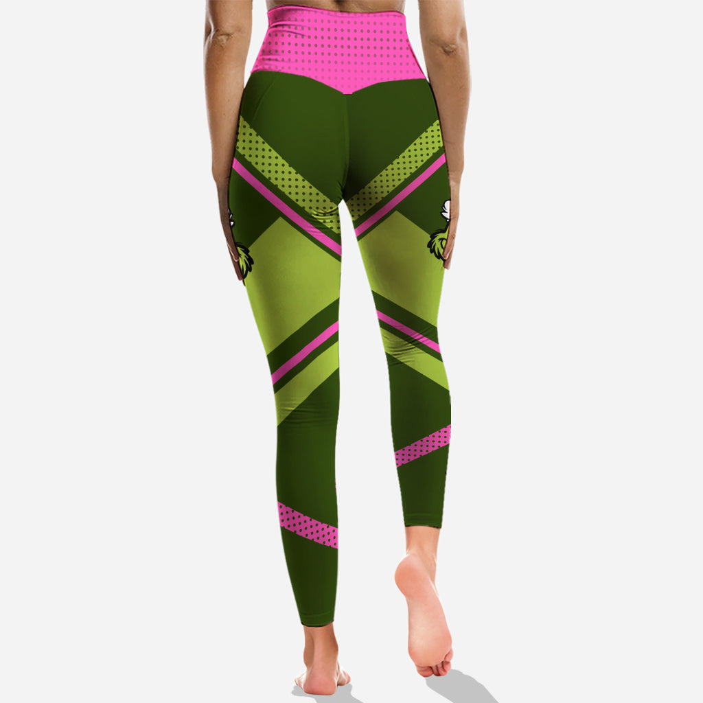 Feeling Extra Grincy - Personalized Stole Christmas Hoodie and Leggings