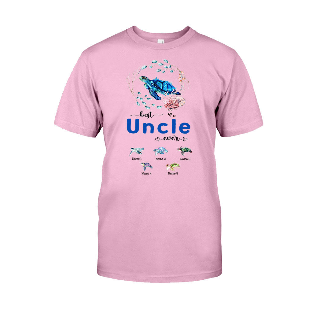 Meilleure mamie du monde - Cadeau tortue pour grand-mère, grand-père, maman, papa, oncle, tante - T-shirt et sweat à capuche personnalisés