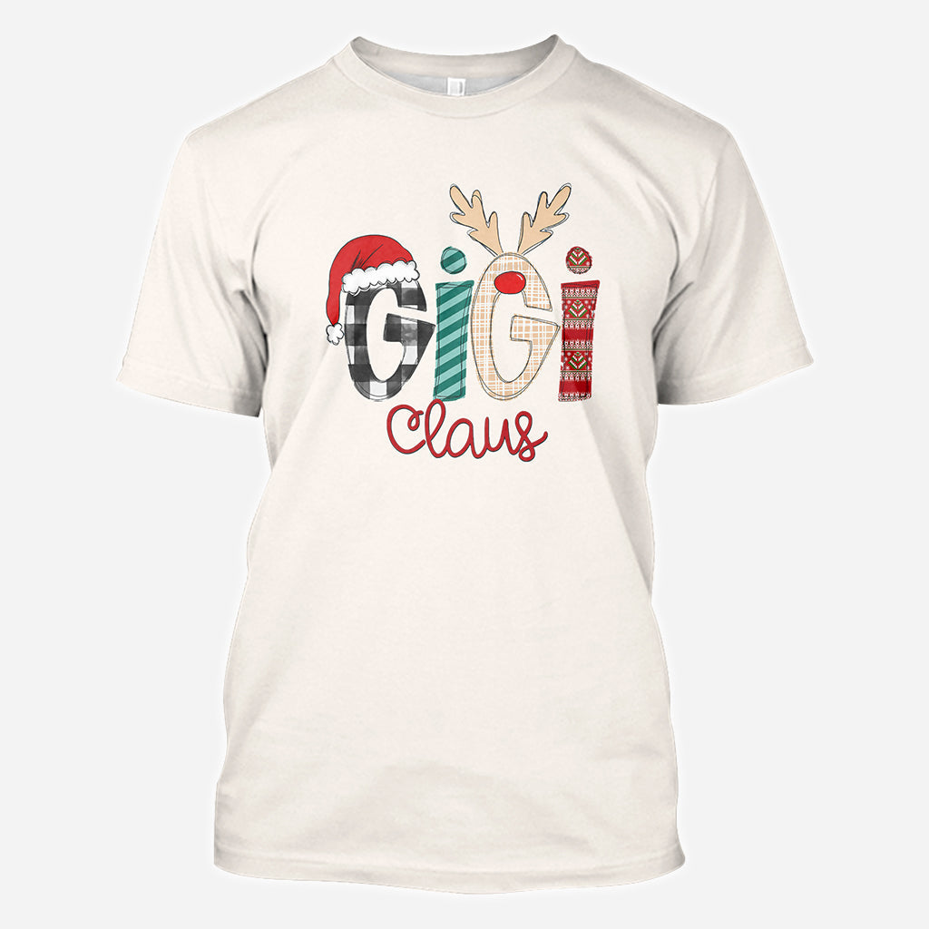 T-shirt personnalisé Gigi Claus - Grand-mère