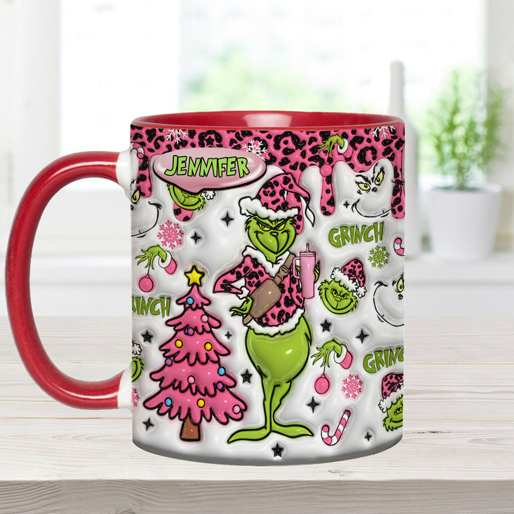 Merry Christmas - Personalized Stole Christmas Accent Mug