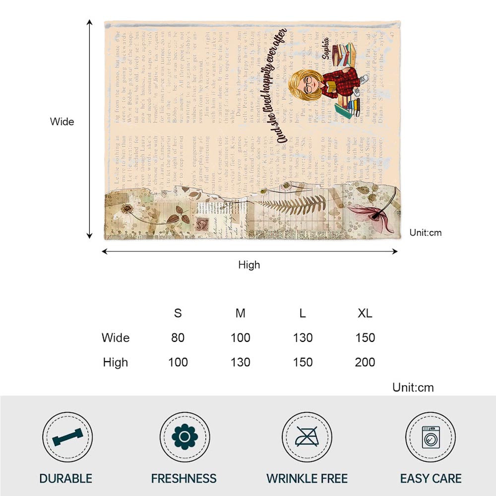 Voici ma couverture de lecture - Cadeau de lecture pour maman, fille, petite amie, épouse - Couverture personnalisée
