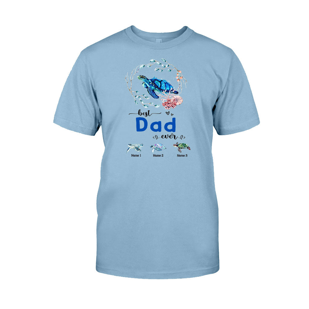 Meilleure mamie du monde - Cadeau tortue pour grand-mère, grand-père, maman, papa, oncle, tante - T-shirt et sweat à capuche personnalisés