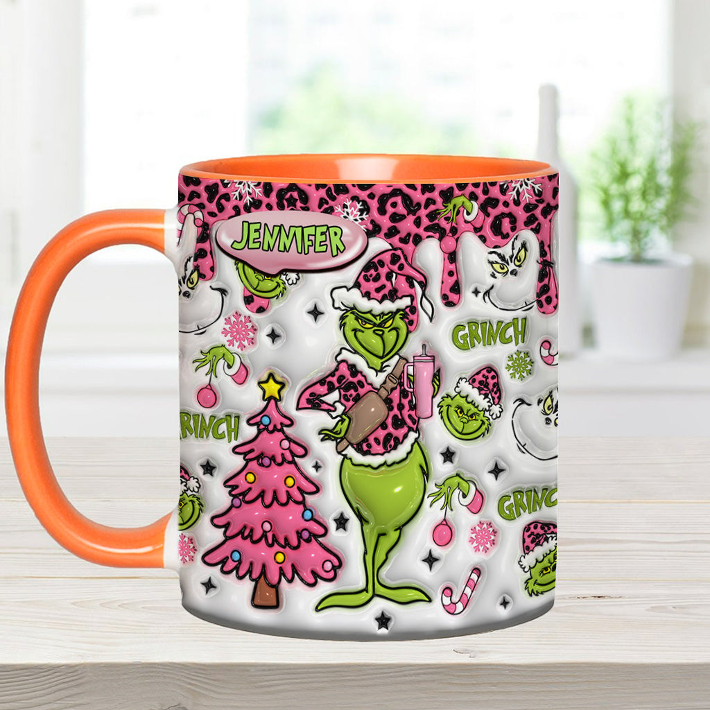 Merry Christmas - Personalized Stole Christmas Accent Mug
