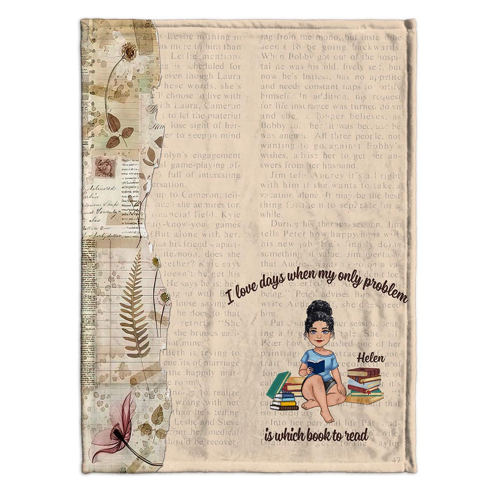 Voici ma couverture de lecture - Cadeau de lecture pour maman, fille, petite amie, épouse - Couverture personnalisée