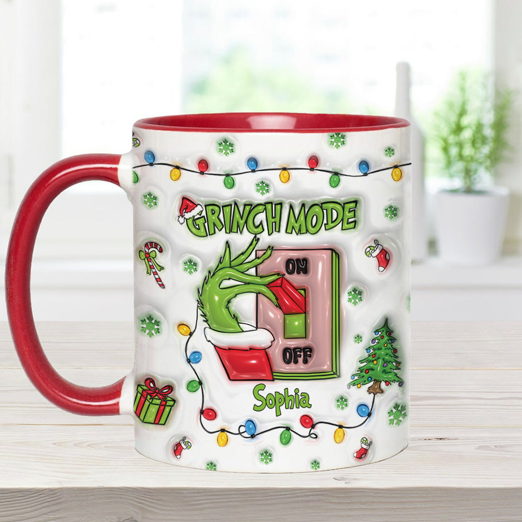 Mode Noël activé - Mug personnalisé avec étole de Noël