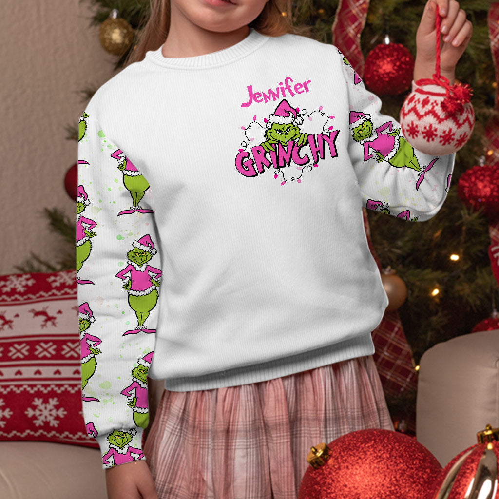 Feeling Extra Grinchy - Personalized Stole Christmas Ugly Sweater