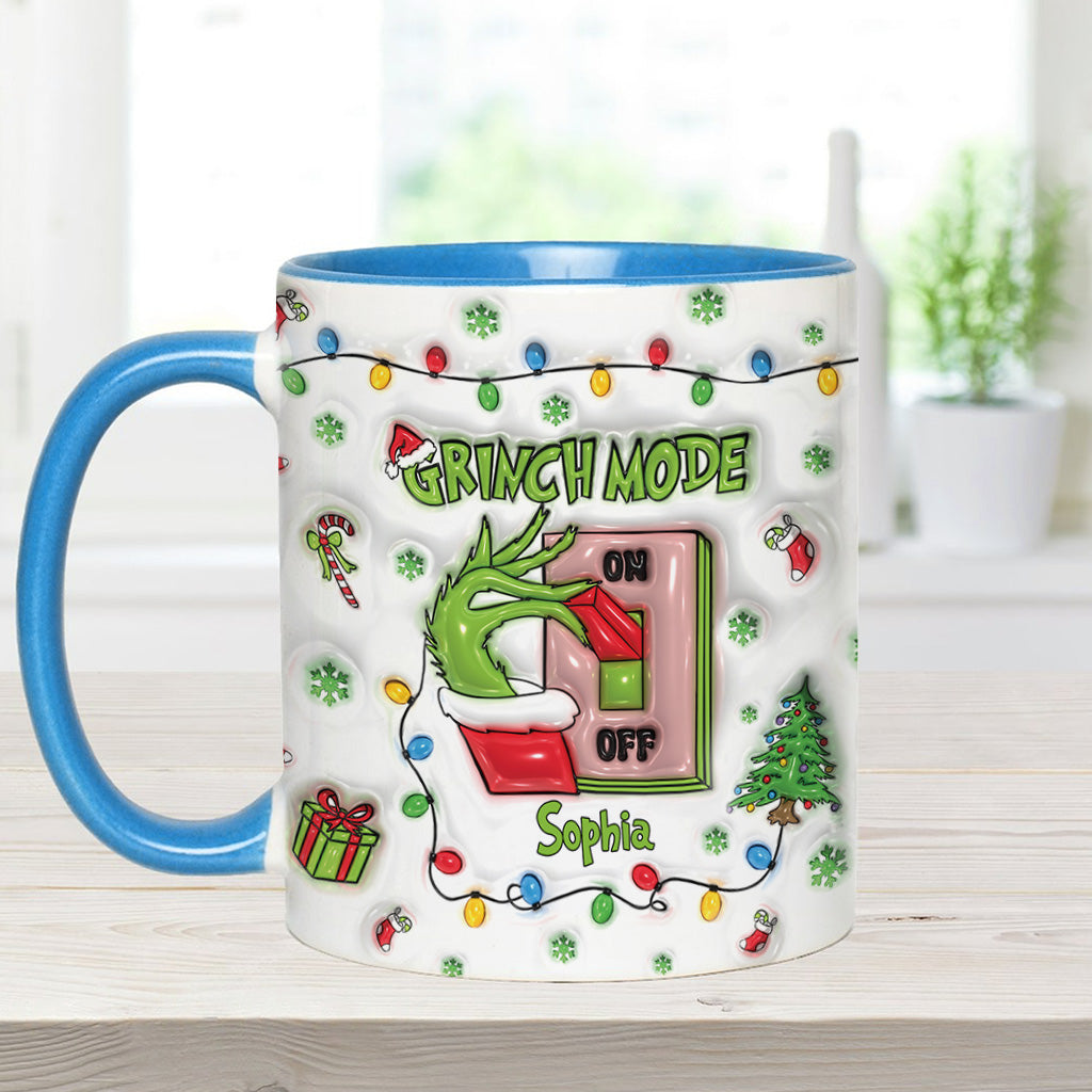 Mode Noël activé - Mug personnalisé avec étole de Noël