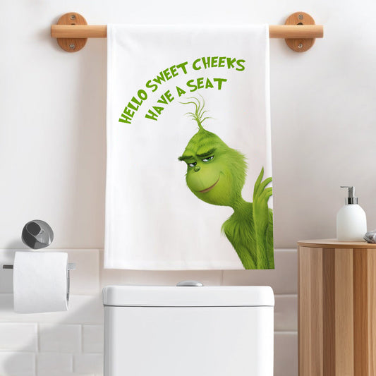 Hello Sweet Cheeks - Stole Christmas Towel