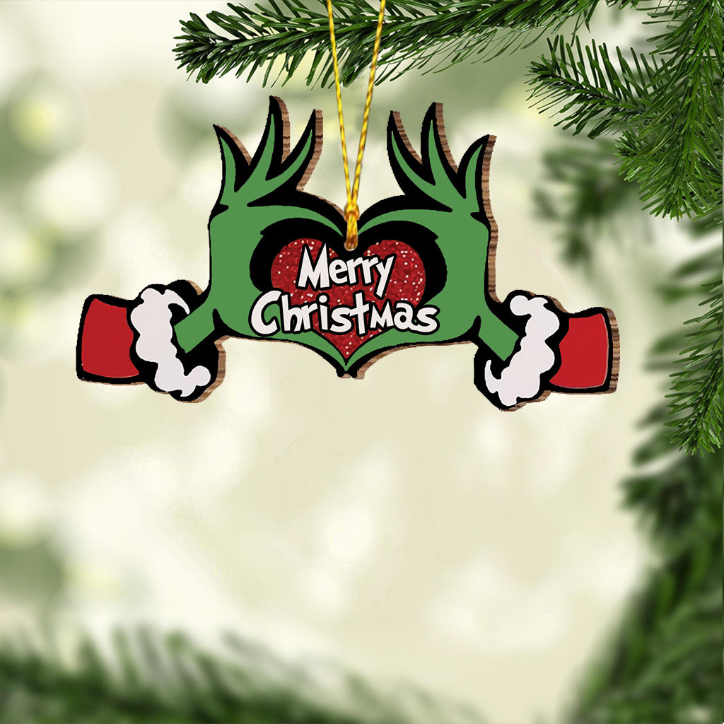 Joyeux Noël - Ornement de Noël personnalisé en forme d'étole