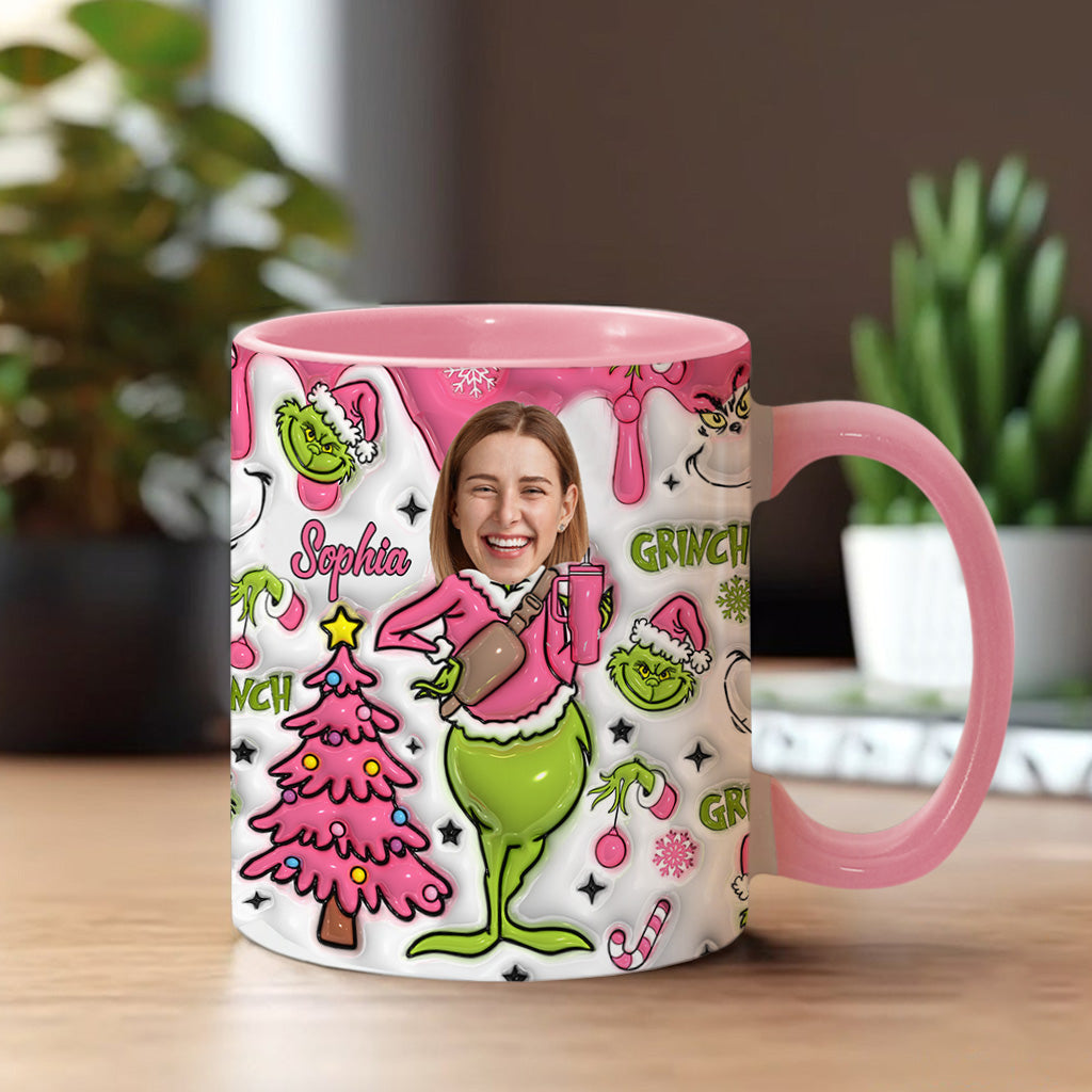 Merry Grinchmas - Personalized Stole Christmas Accent Mug