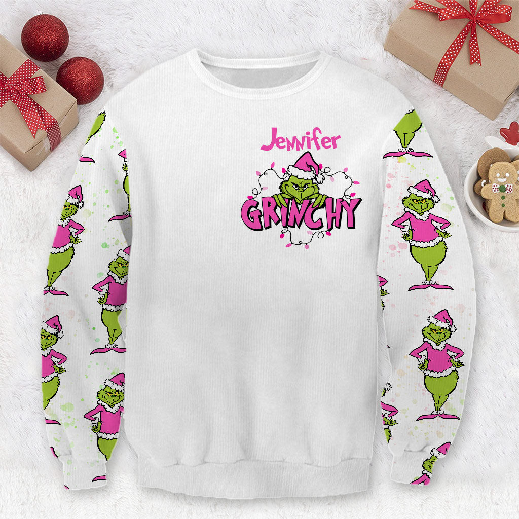 Feeling Extra Grinchy - Personalized Stole Christmas Ugly Sweater