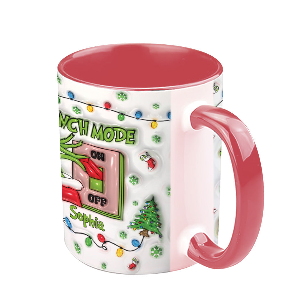 Mode Noël activé - Mug personnalisé avec étole de Noël