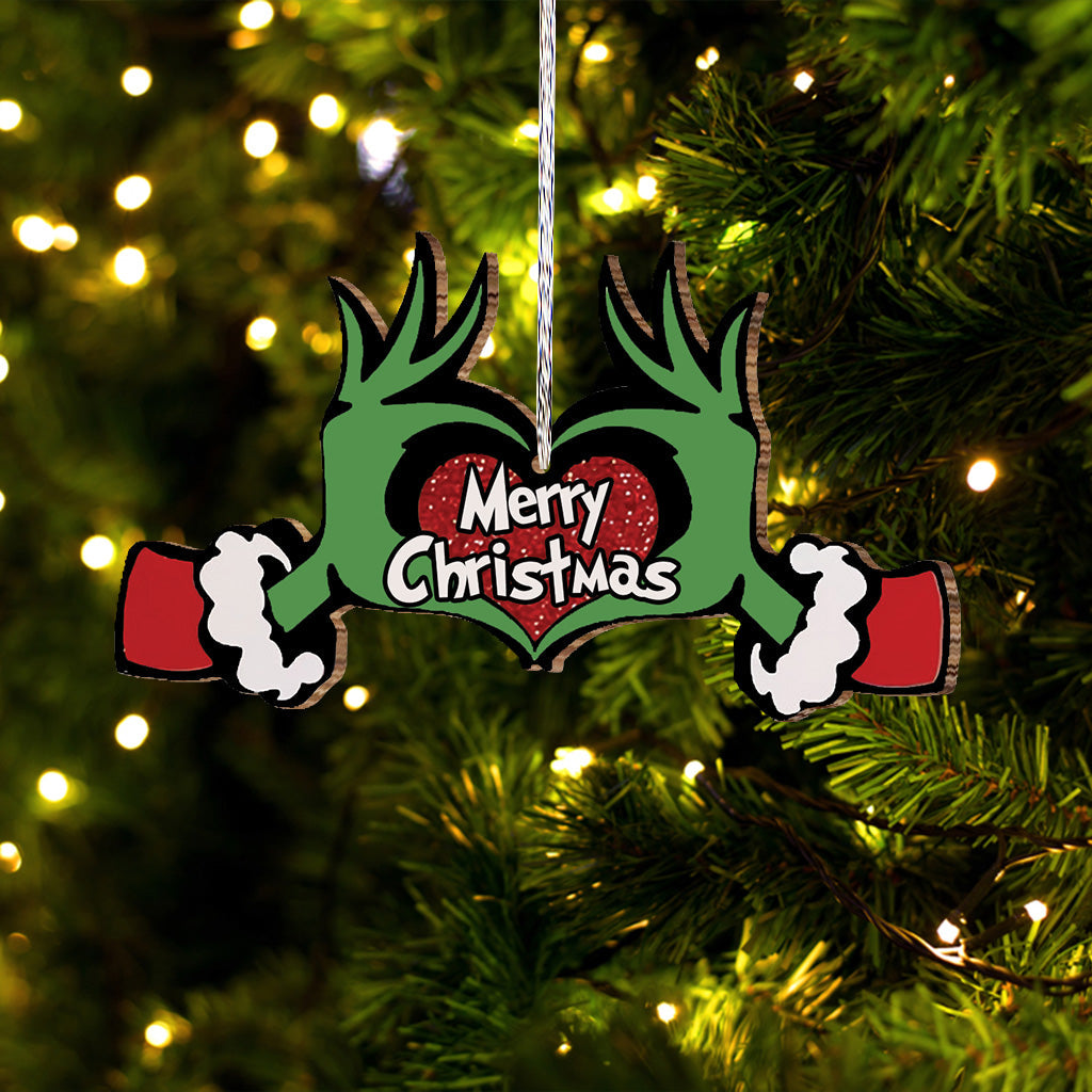 Joyeux Noël - Ornement de Noël personnalisé en forme d'étole