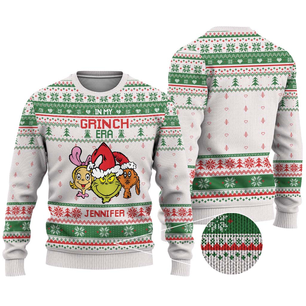 À mon époque - Pull de Noël moche avec étole personnalisée