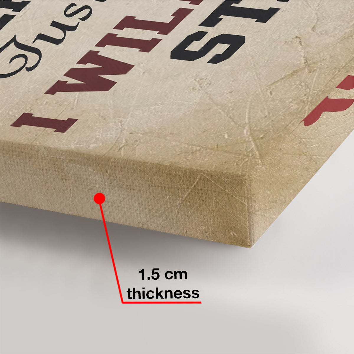 Je serai toujours là - Toile et affiche personnalisées sur le thème du baseball