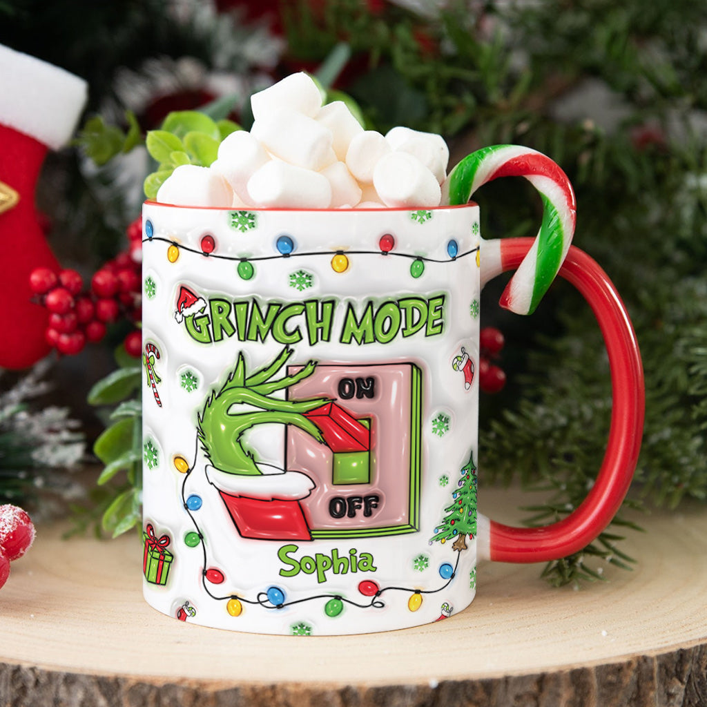 Mode Noël activé - Mug personnalisé avec étole de Noël