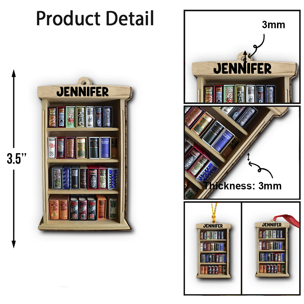 Livres d'amour - Ornement de livre personnalisé