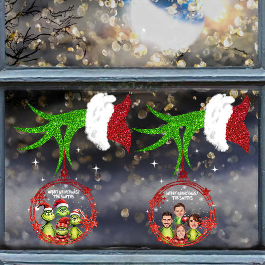 Merry Grinchmas - Personalized Stole Christmas Decal Die Cut