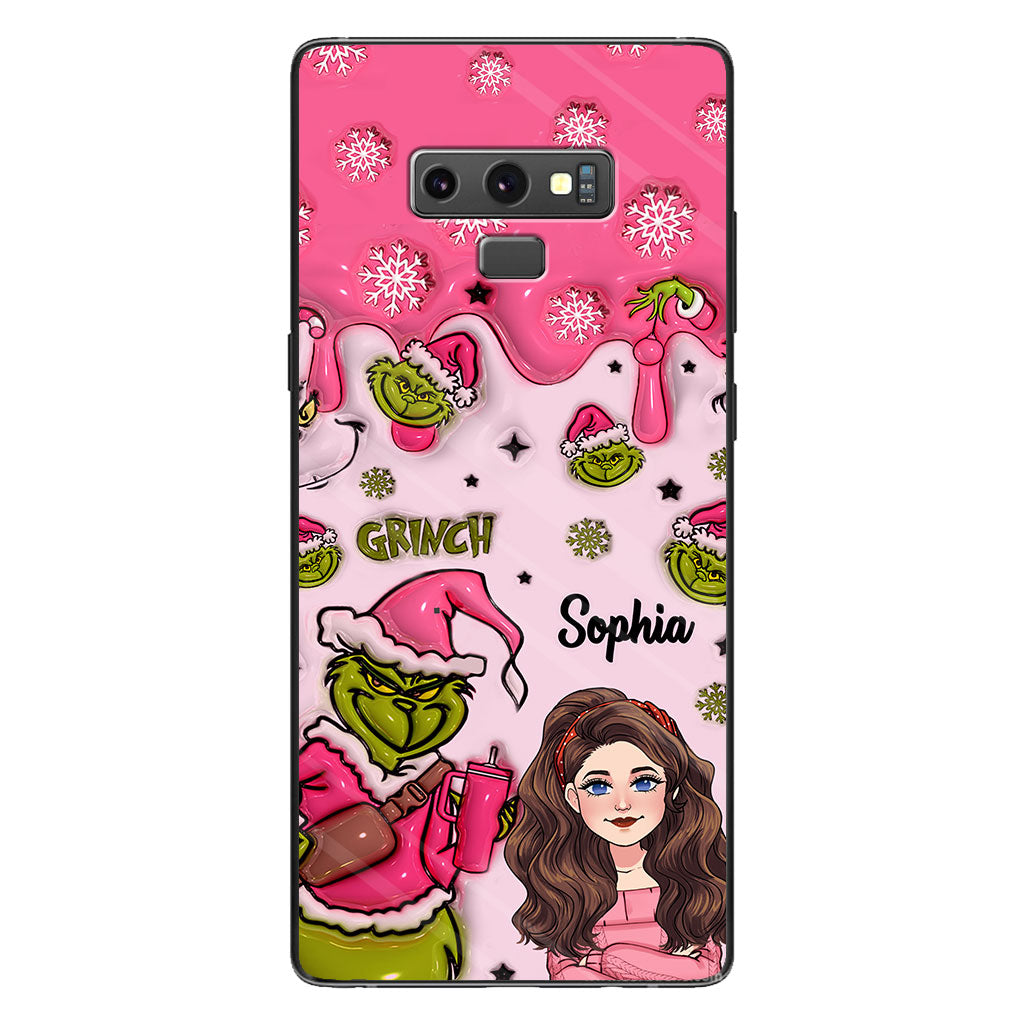 Coque de téléphone personnalisée « Étole de Noël » à l'époque du Grinch