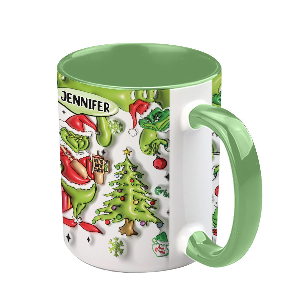 Is It Too Late To Be Good - Personalized Stole Christmas Accent Mug