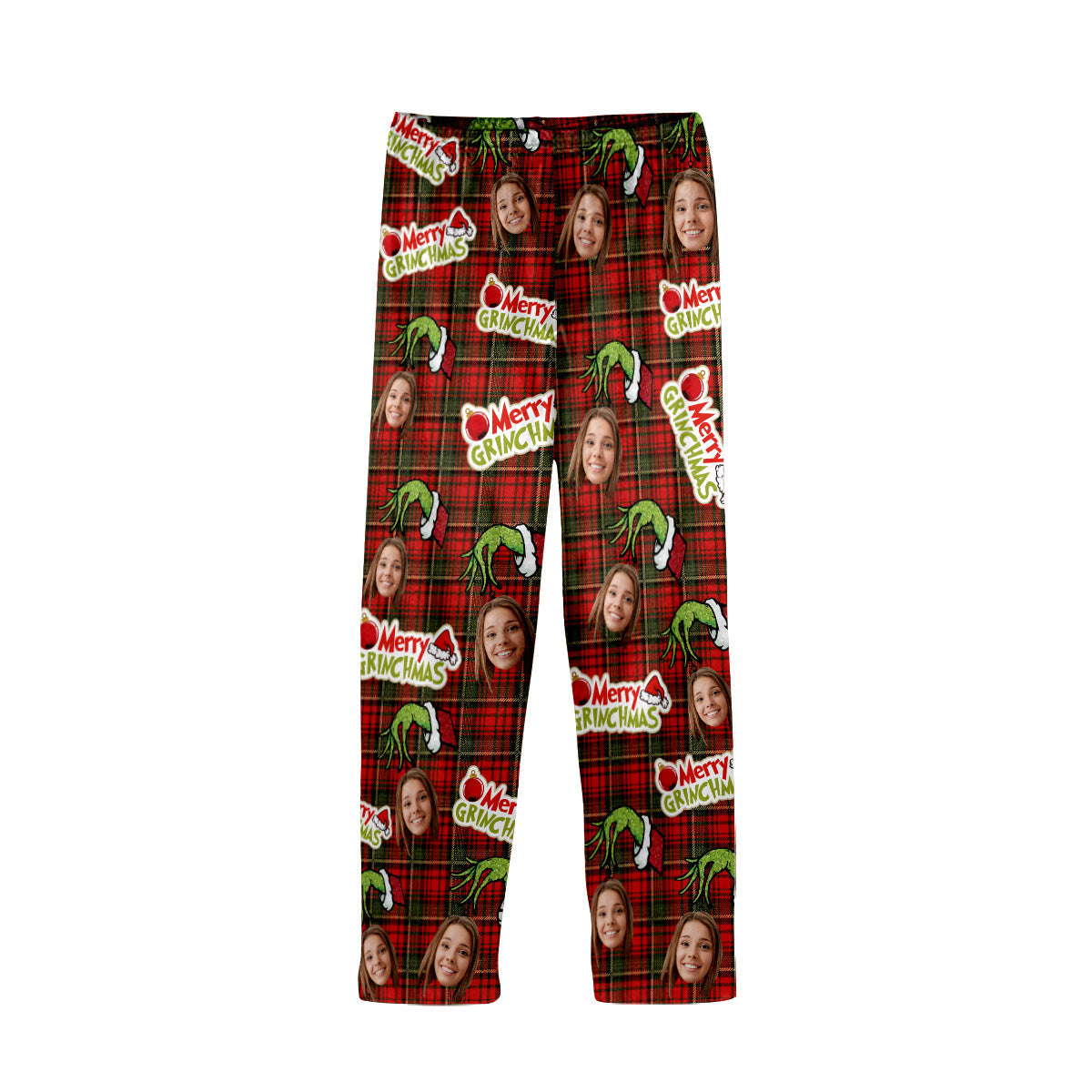 Merry Grinchmas - Personalized Stole Christmas Button Down Pajamas