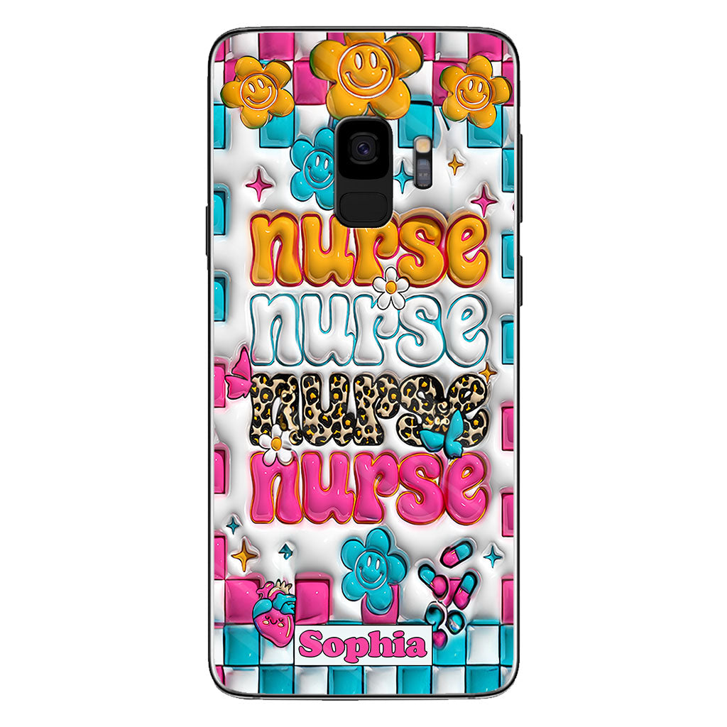 Vie d'infirmière - Étui de téléphone personnalisé pour infirmière