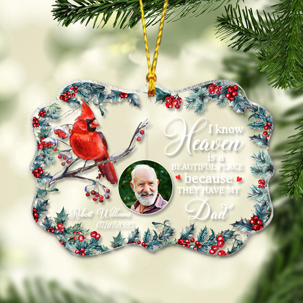 I Am Always With You - Personalized Memorial Transparent Ornament