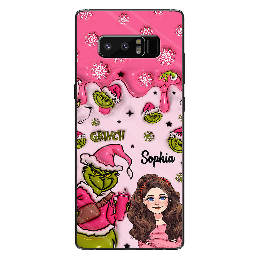 Coque de téléphone personnalisée « Étole de Noël » à l'époque du Grinch