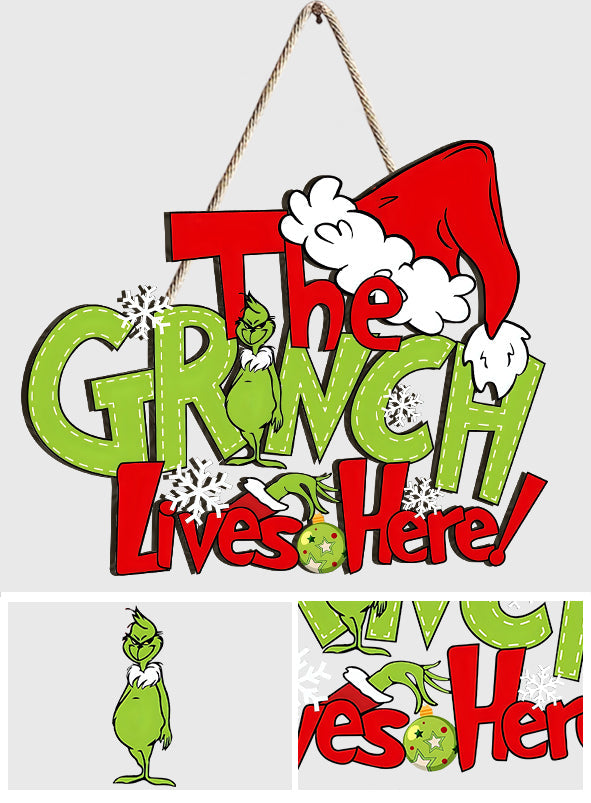 Vit ici - Panneau en bois personnalisé « Noël volé »