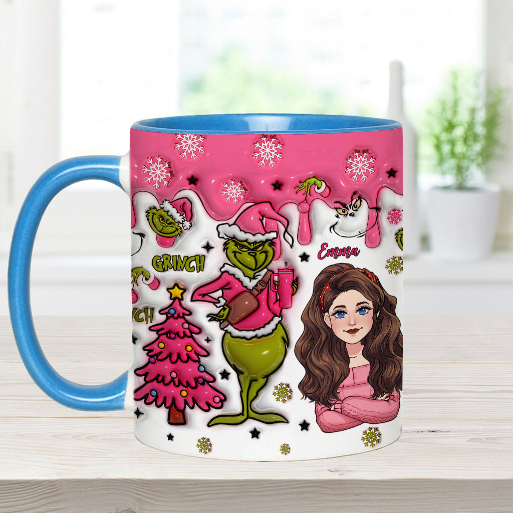 In My Grinch Era - Personalized Stole Christmas Accent Mug